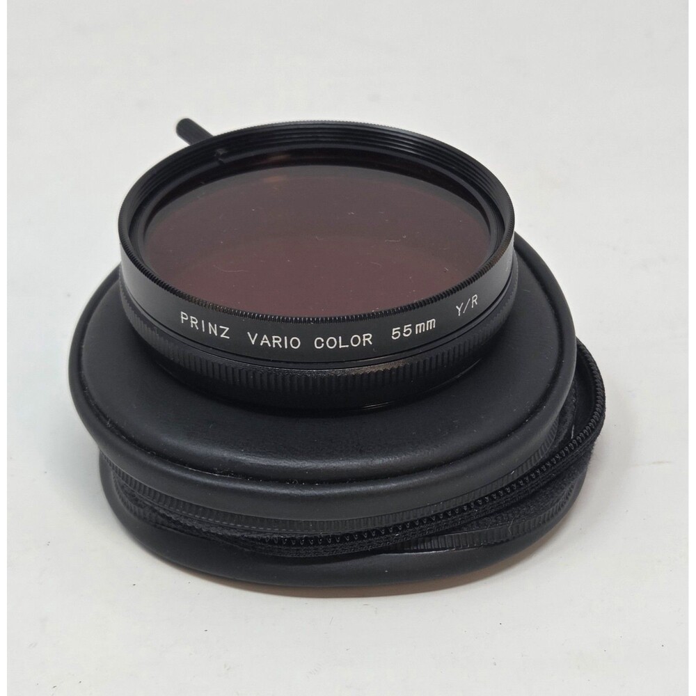 Prinz Vario Color 55mm Y/R Rotating‎ Camera Filter Japan Vintage with Case